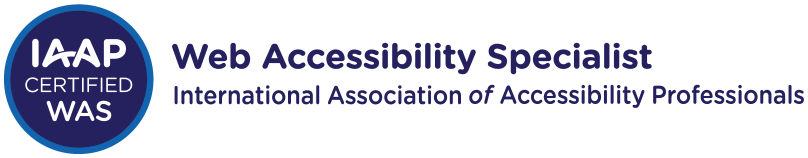 Armagan TEKDONER IAAP certified Web Accessibility Specilaist